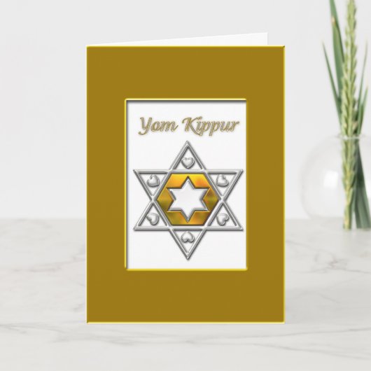 Jom-Kippur Karte (Vorderseite)