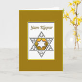 Jom-Kippur Karte (Gelbe Blume)