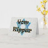 Jom-Kippur-Karte Karte (Gelbe Blume)
