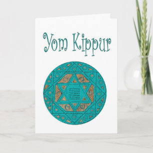 Jom-Kippur-Karte Karte