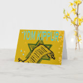 Jom-Kippur-Karte Karte (Gelbe Blume)