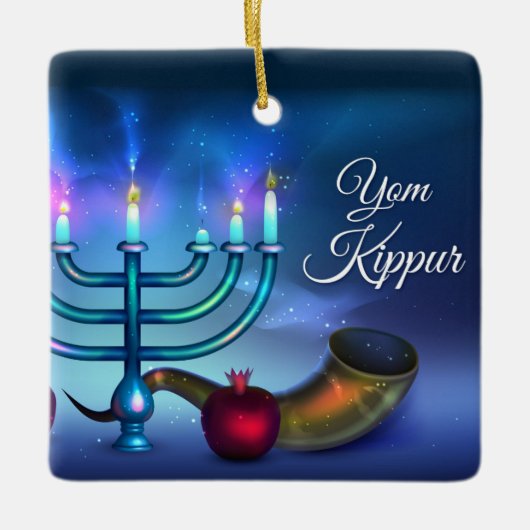Jom Kippur-Keramik Keramikornament (Vorderseite)