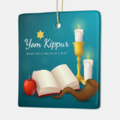 Jom Kippur-Keramik Keramikornament (Links)