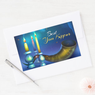Jom Kippur Quadratischer Aufkleber