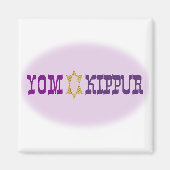 Jom Kippur & Star - Magnet (Vorne)