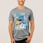 Jom Kippur Tri-Blend Shirt (Vorderseite)