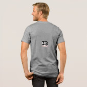 Jom Kippur Tri-Blend Shirt (Rückseite voll)