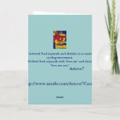 Jom Kippur zehn in einer weißen Kreis-Gruß-Karte Karte (Rückseite)