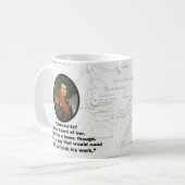 Jomini denkt, dass Clausewitz ein Verlierer ist Kaffeetasse (Vorderseite Links)