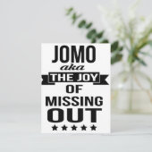 JOMO - Die Freude an vermissten Einladungskarten (Stehend Vorderseite)