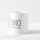 Jomo Freude am Verpassen Kaffeetasse (Vorderseite Links)