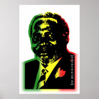 Jomo kenyatta gefürchtetes Farbposter