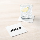 Jomo Rechteckiger Pappuntersetzer (Vor Ort)