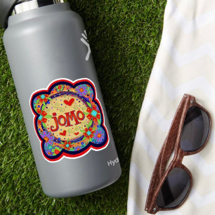 JOMO schneidet witzige Inspirivity Floral Aufkleber