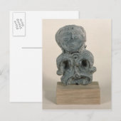Jomon figurine postkarte (Vorne/Hinten)