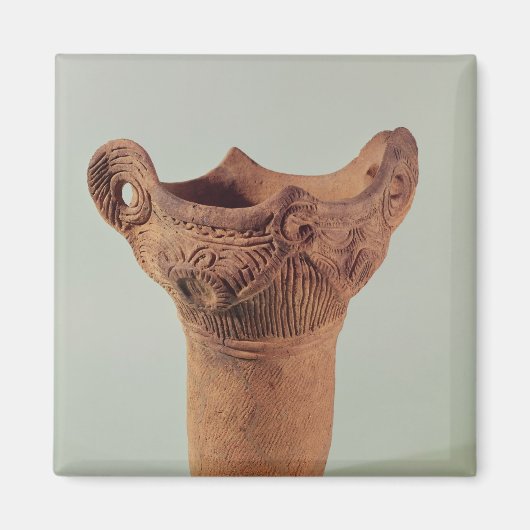 Jomon Vase aus der Provinz Kanto Magnet (Vorne)