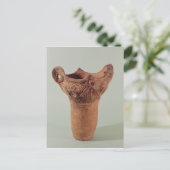 Jomon Vase aus der Provinz Kanto Postkarte (Stehend Vorderseite)