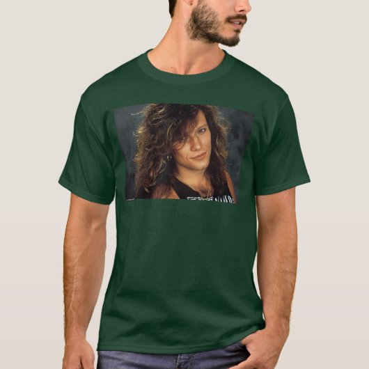 Jon Bon Jovi Rock Singer Portrait by Michael Grecc T-Shirt (Vorderseite)