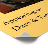 Jon Caspi - Performance-Poster Poster (Ecke)