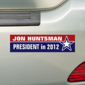 Jon Huntsman 2012 Autoaufkleber (Auf Auto)
