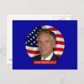 Jon Huntsman 2012 Postkarte (Vorne/Hinten)