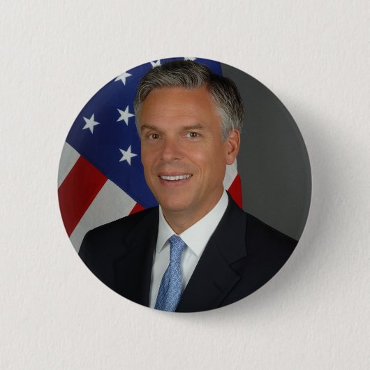 Jon Huntsman Button (Vorderseite)