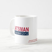 Jon Huntsman Präsident 2012 Kaffeetasse (Vorderseite Links)