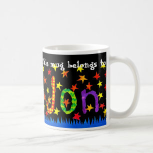 'Jon' Namensspezifische Tasse