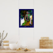 Jon On Cliff Poster (Küche)