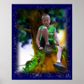 Jon On Cliff Poster (Vorne)