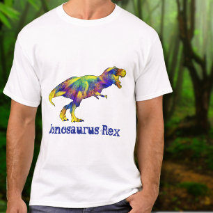 Jon osaursus Lustiger Laufender T Rex Dinosaurier  T-Shirt