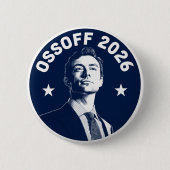 Jon Ossoff 2026 Button (Vorderseite)