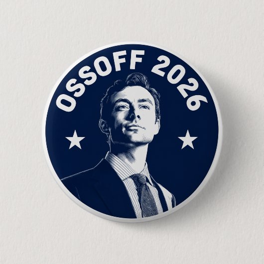 Jon Ossoff 2026 Button (Vorderseite)