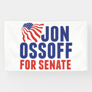 Jon Ossoff für den Senat 2026 Wahl in Georgia Banner
