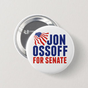Jon Ossoff für den Senat 2026 Wahl in Georgia Button