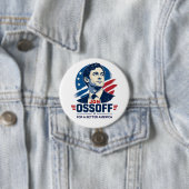 Jon Ossoff | Für ein besseres Amerika | Politik Button (Beispiel)