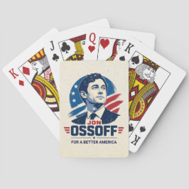 Jon Ossoff | Für ein besseres Amerika | Politisch Spielkarten
