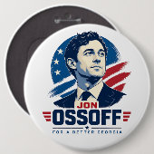 Jon Ossoff für ein besseres Georgia Button (Vorne & Hinten)