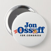 Jon Ossoff für Kongress-Knopf #VoteYourOssoff! Button (Vorne & Hinten)