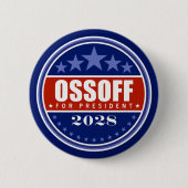 Jon Ossoff für Präsident 2028 Button (Vorderseite)