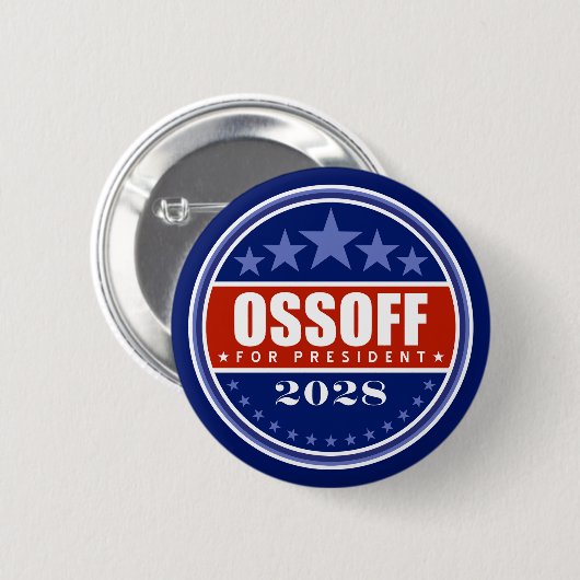 Jon Ossoff für Präsident 2028 Button (Vorne & Hinten)