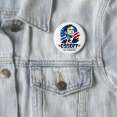 Jon Ossoff für Präsident 2028   Button (Beispiel)