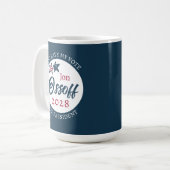 Jon Ossoff für Präsident 2028  Kaffeetasse (Vorderseite Links)