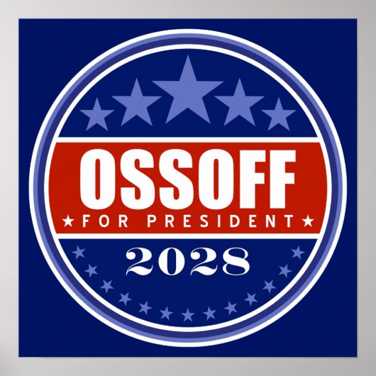 Jon Ossoff für Präsident 2028 Poster (Vorne)