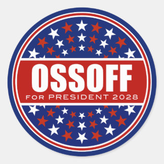 Jon Ossoff für Präsident 2028 Runder Aufkleber