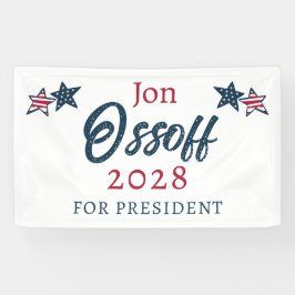 Jon Ossoff für Präsident 2028 Sie haben meine Stim Banner