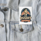 Jon Ossoff | Für Präsident | Politisch Button (Insitu)