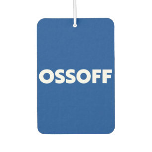 Jon Ossoff Georgia Senat Absturz blaues weißes Aut Autolufterfrischer