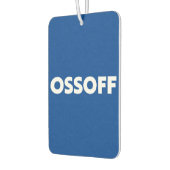 Jon Ossoff Georgia Senat Absturz blaues weißes Aut Autolufterfrischer (Links)