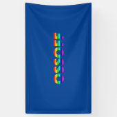 Jon Ossoff Georgia Senat Runoff Stolz blau Banner (Vertikal)